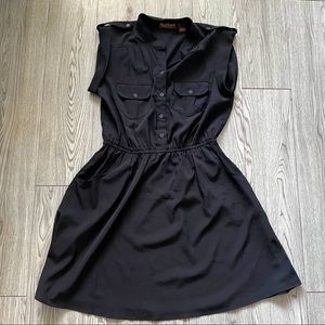 Black mini sundress